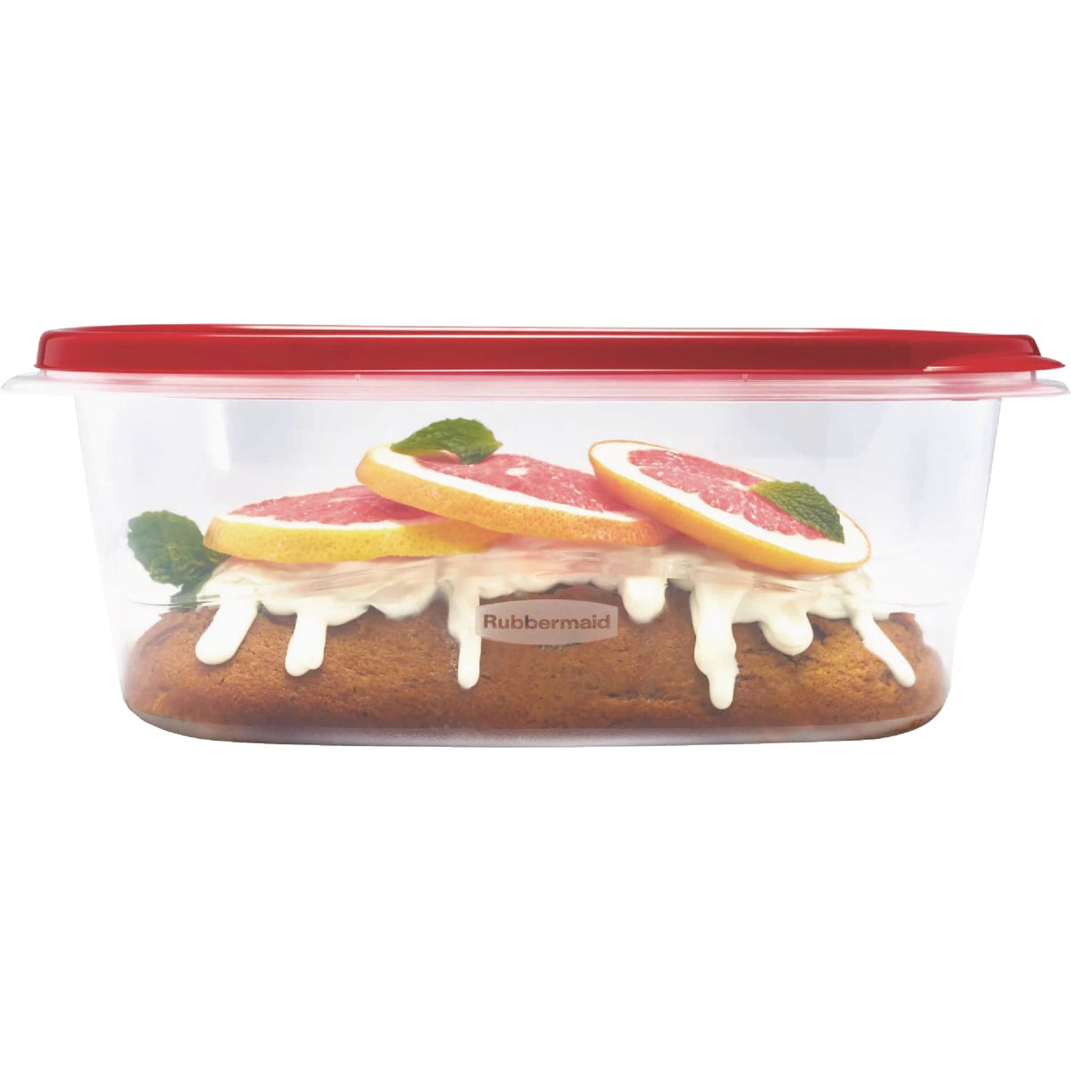 Rubbermaid TakeAlongs Red Food Storage Containers, 8 Cup (2-Pack) Image 3