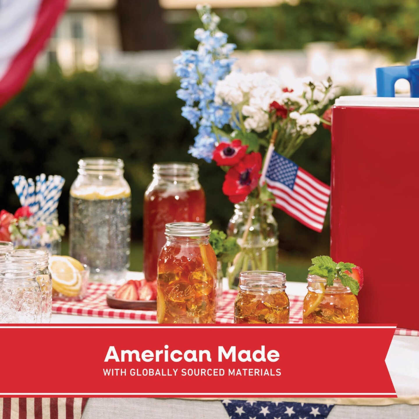 Ball 16 Oz. Limited Edition Americana Regular Mouth Pint Mason Jar (4-Pack) Image 3