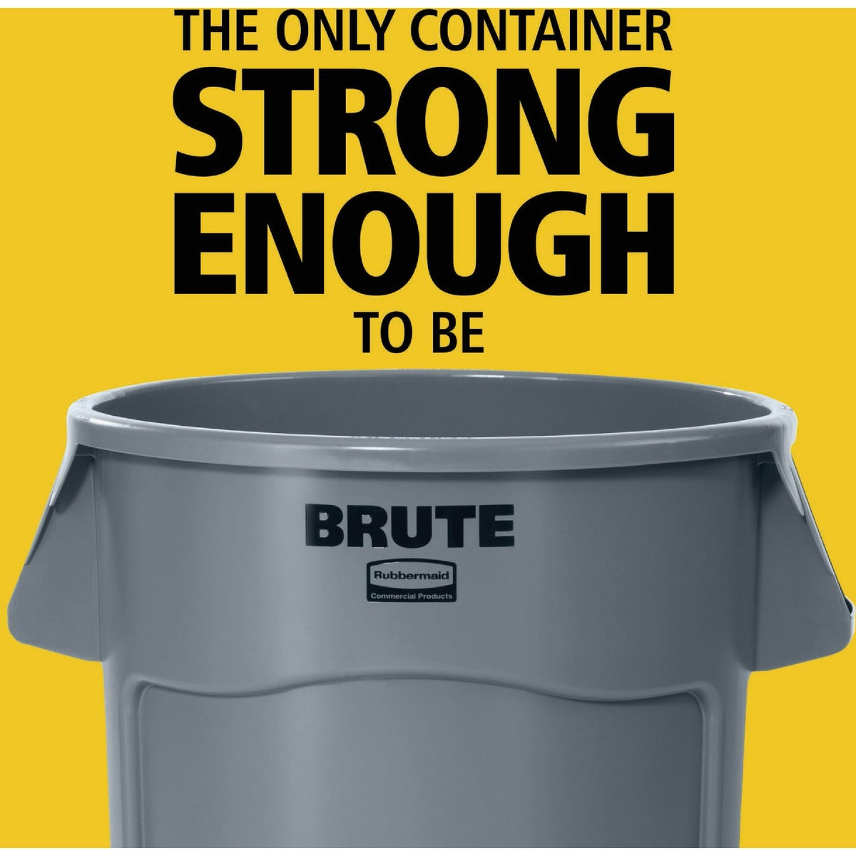 Rubbermaid Commercial 55 Gal. Brute Gray Trash Can Image 5