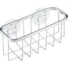 iDesign Sinkworks Suction Sink Center Sponge Holder Image 1