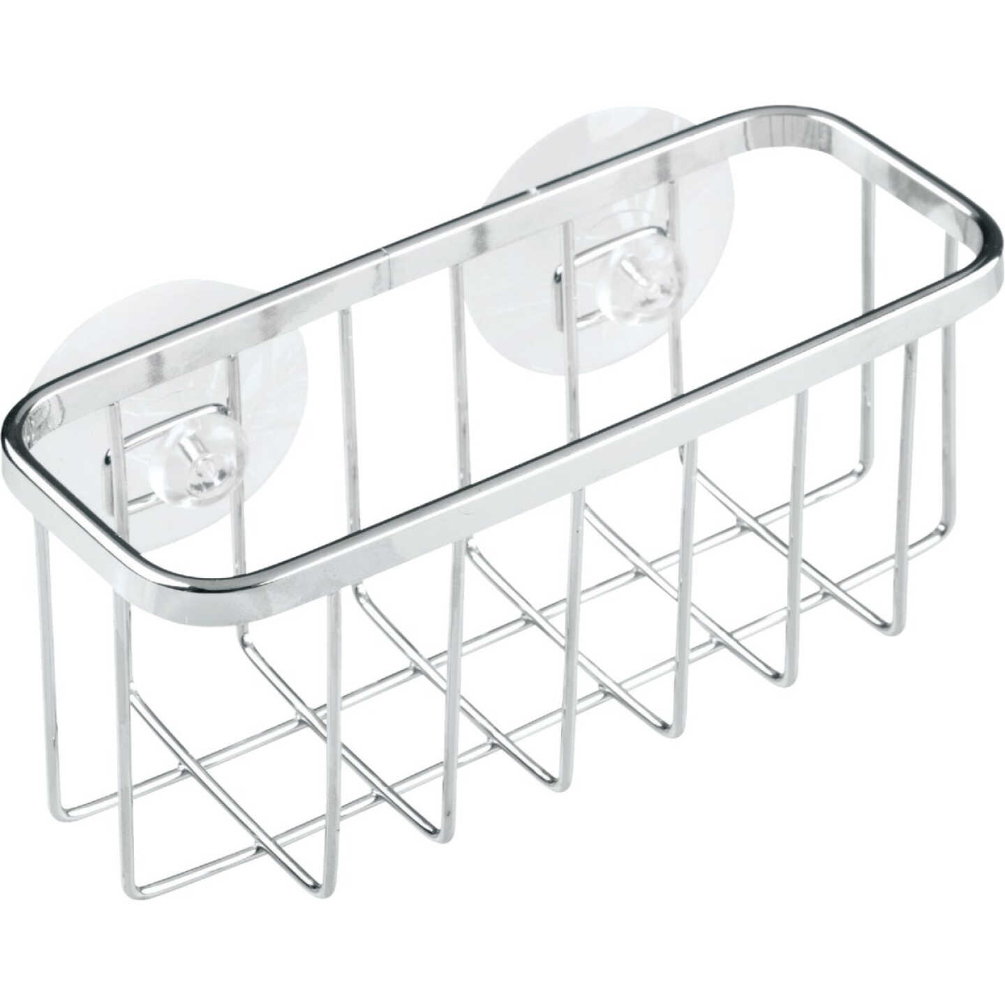 iDesign Sinkworks Suction Sink Center Sponge Holder Image 1