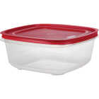 Rubbermaid EasyStore 14.66 C. Clear Square Food Storage Container with Lid Image 4