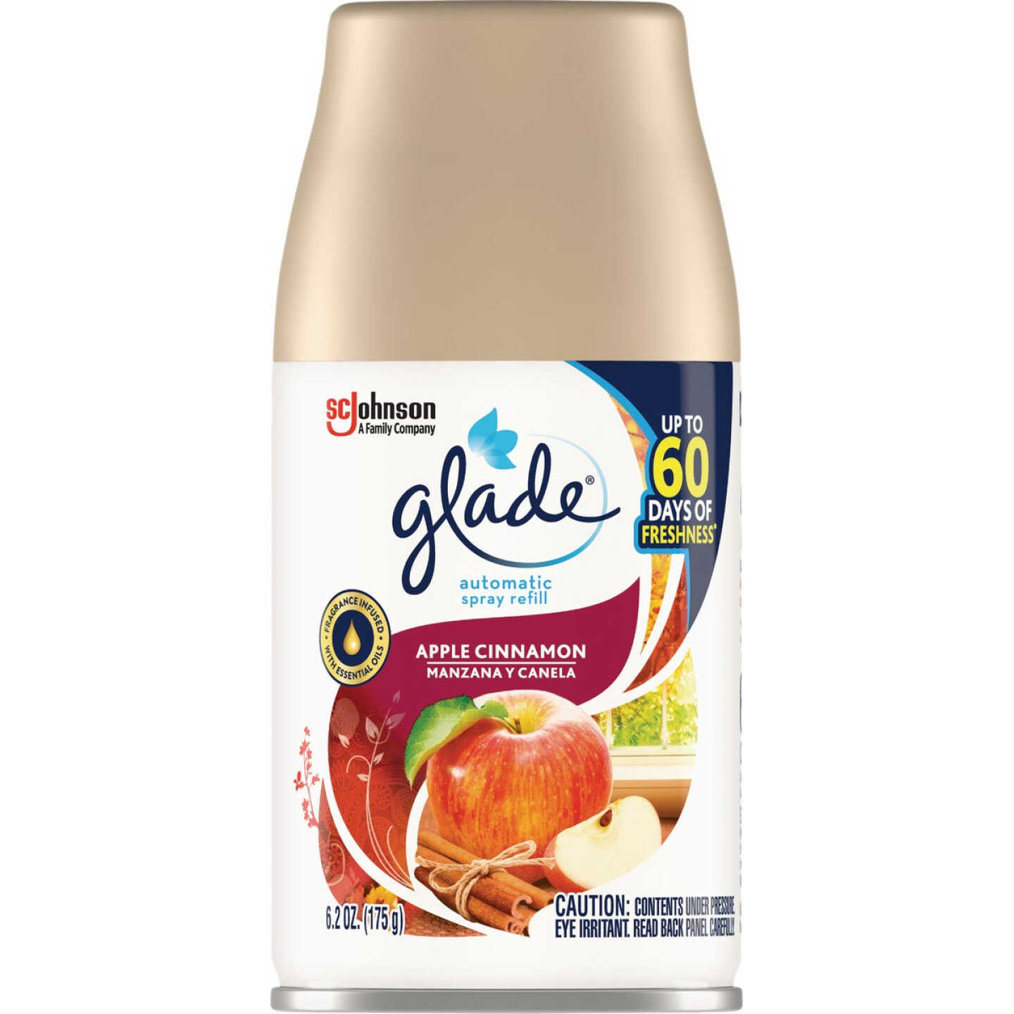 Glade 6.2 Oz. Apple Cinnamon Automatic Spray Refill Image 1