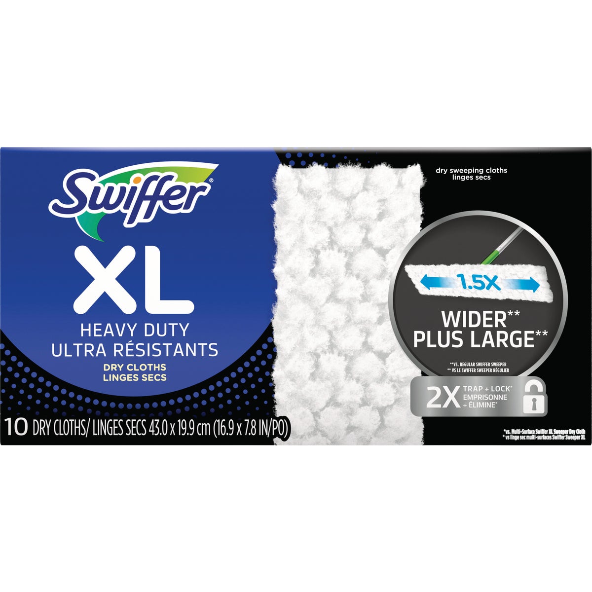 Swiffer Sweeper XL Heavy-Duty Dry Sweeping Cloths (10-Count)