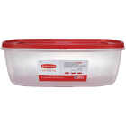 Rubbermaid EasyStore 41.5 C. Clear Rectangular Food Storage Container with Lid Image 2