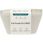 Rigwa Life 40 Oz. Fresh Bowl Kit, Oyster Image 2