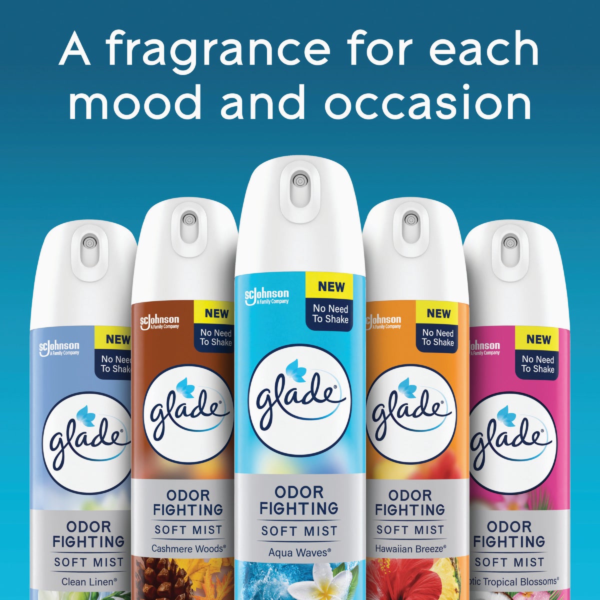 Glade 2X Fragrance 7.3 Oz. Clean Linen Spray Air Freshener Image 2