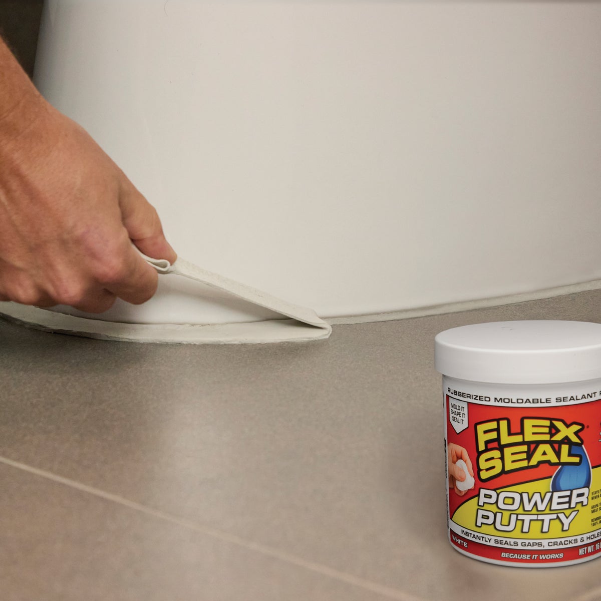 Flex Seal Power Putty 16 Oz. White Multi-Purpose Adhesive Image 2