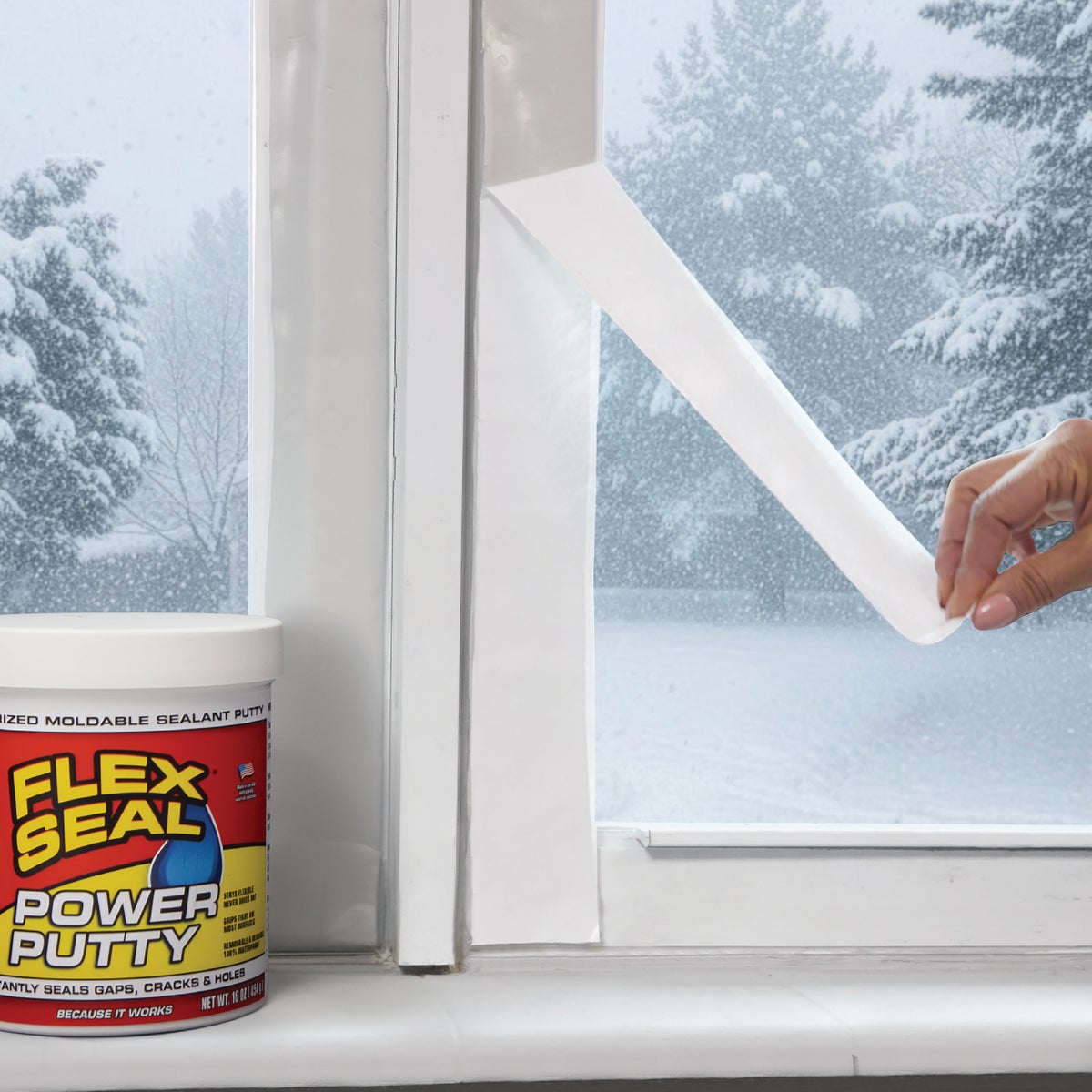 Flex Seal Power Putty 16 Oz. White Multi-Purpose Adhesive Image 6