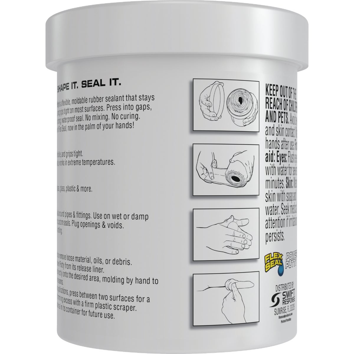 Flex Seal Power Putty 16 Oz. White Multi-Purpose Adhesive Image 7
