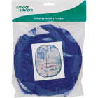 Smart Savers Blue 14 In. W. x 14 In. L. 23 In. D. Foldaway Clothes Hamper Tote Image 1