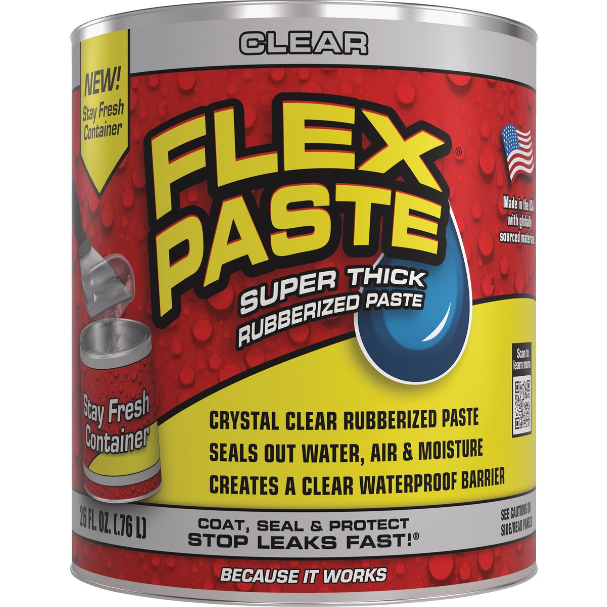Flex Paste 3 Lb. Clear Can