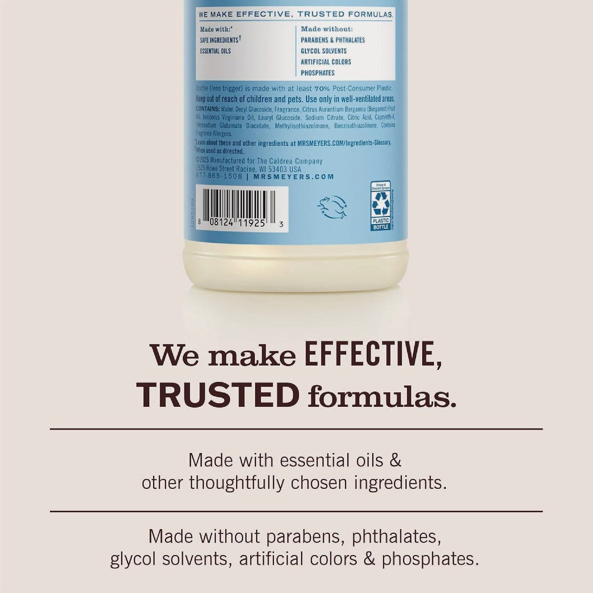 Mrs. Meyer's 16 Oz. Rainwater Multi-Surface Everyday Cleaner Image 4