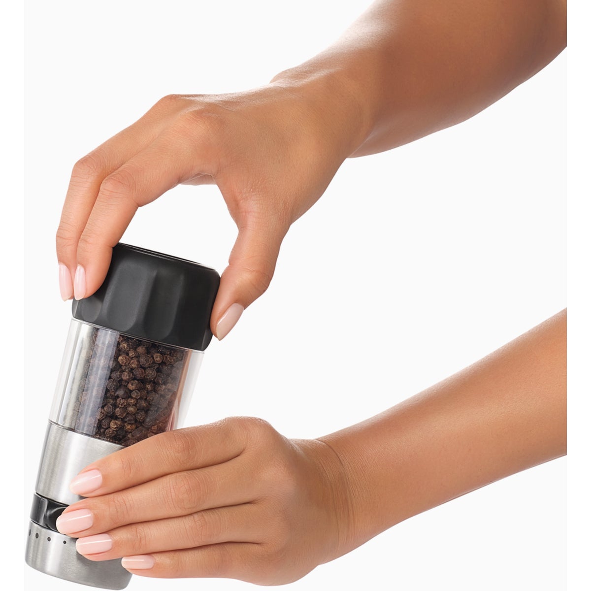 OXO Good Grips Accent Mess-Free Salt & Pepper Grinder Set Image 2