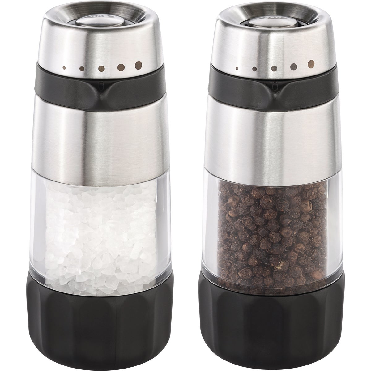 OXO Good Grips Accent Mess-Free Salt & Pepper Grinder Set