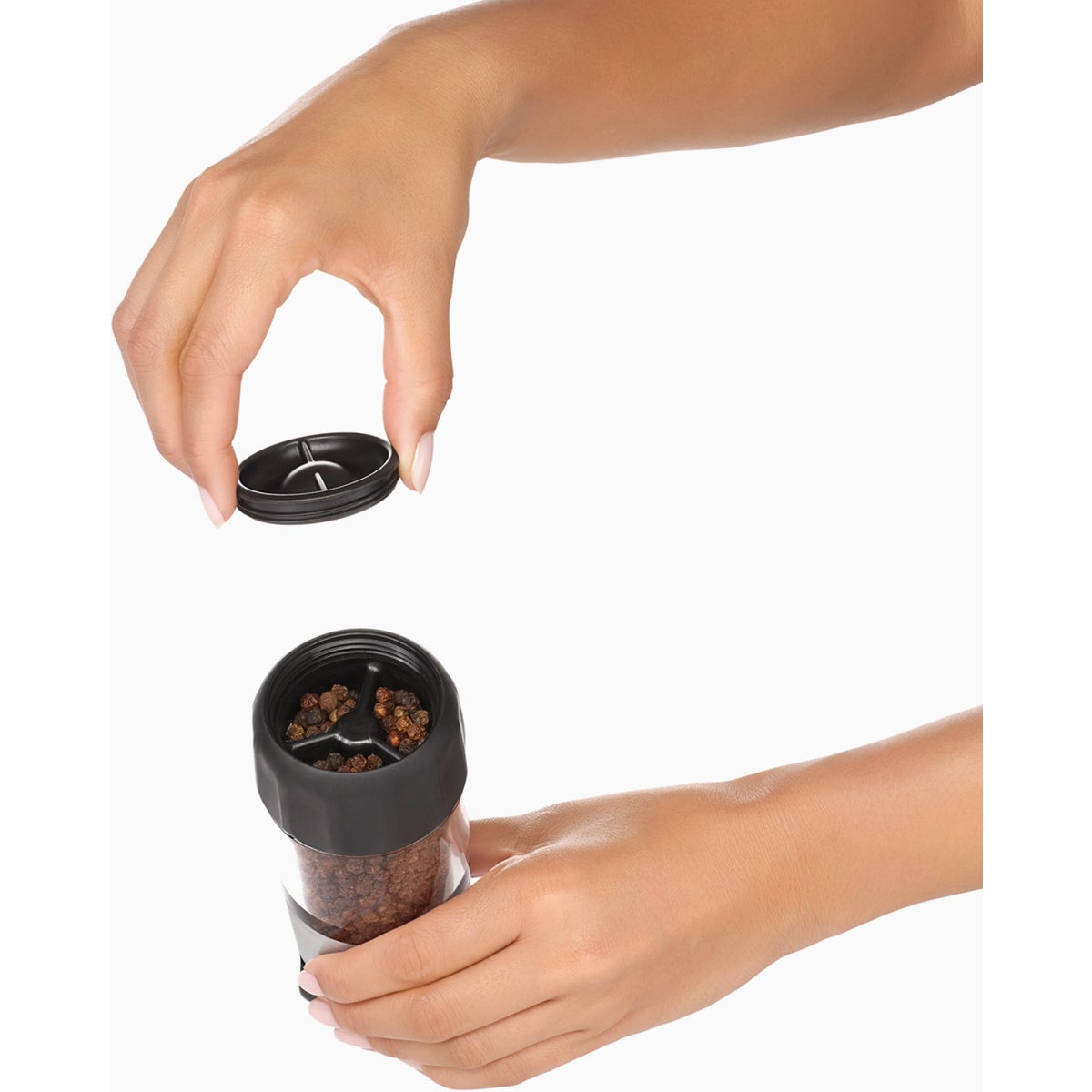 OXO Good Grips Accent Mess-Free Salt & Pepper Grinder Set Image 3