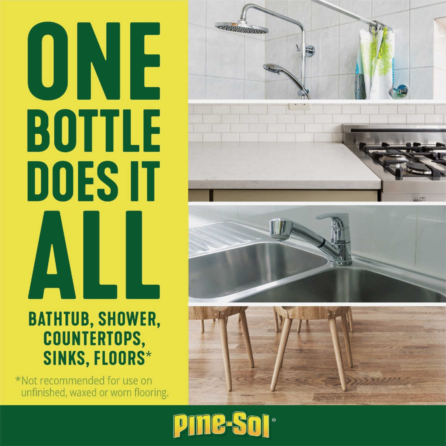 Pine-Sol 20 Oz. Original All-Purpose Disinfectant Cleaner Image 3