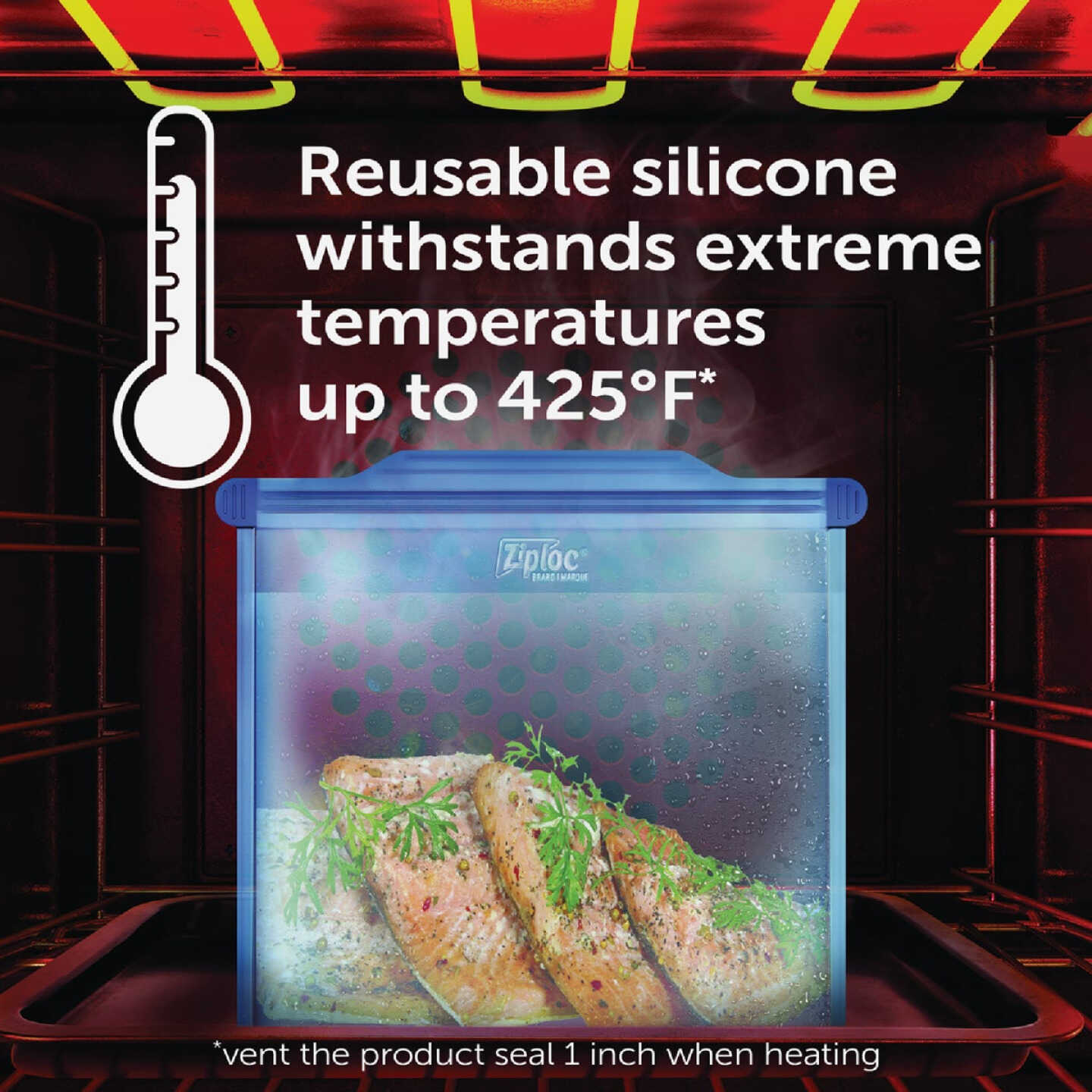 Ziploc Endurables 2-Cup Medium Pouch Food Storage Image 3