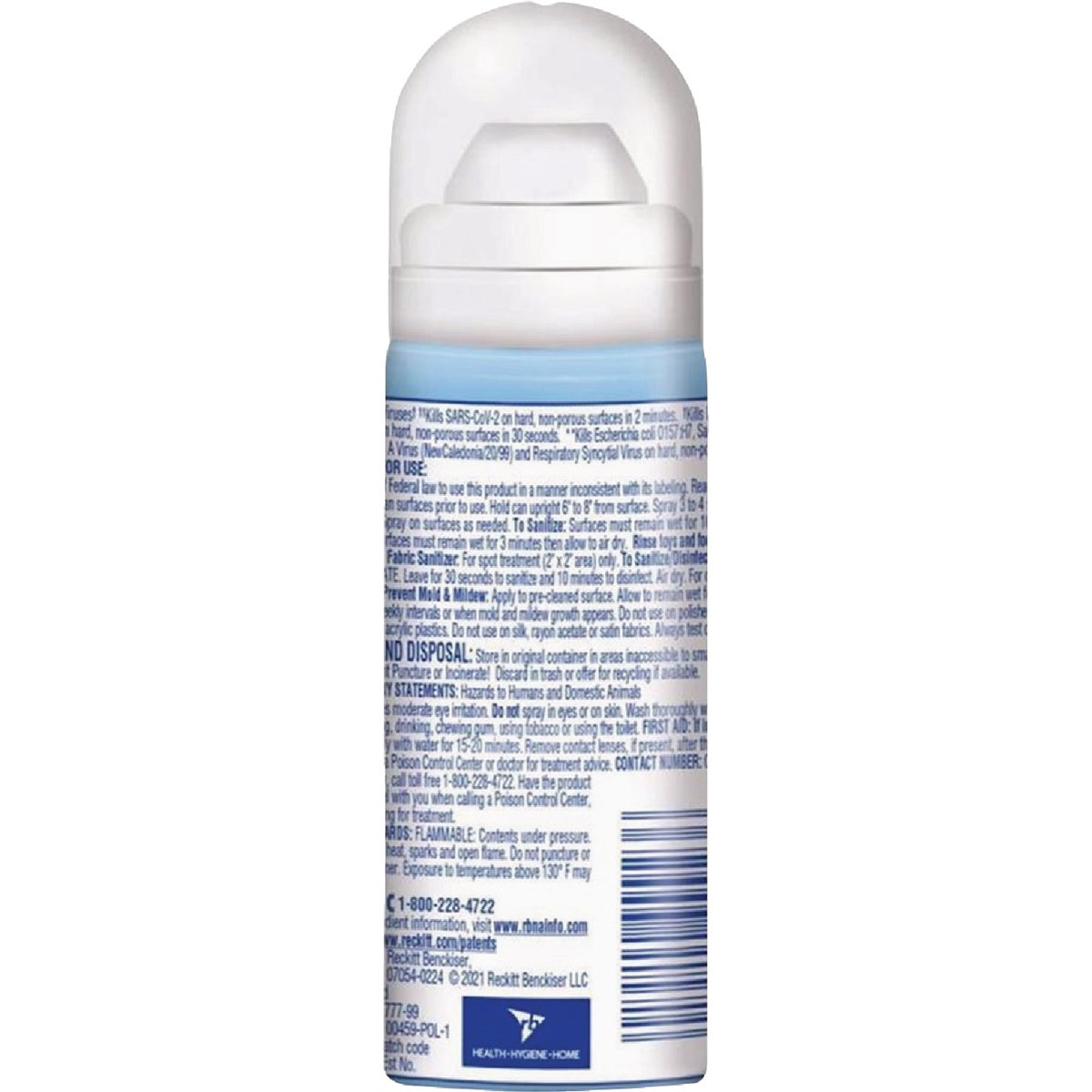 Lysol 1.5 Oz. Crisp Linen Scent Disinfectant Spray, Travel Size Image 5