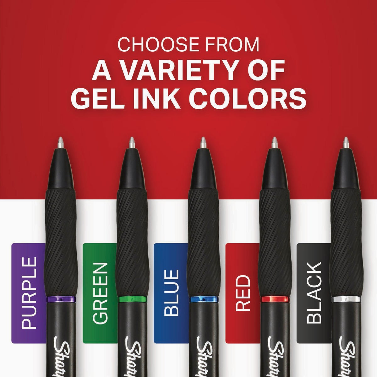 Sharpie Medium Point Black Gel Pen (4-Pack) Image 3