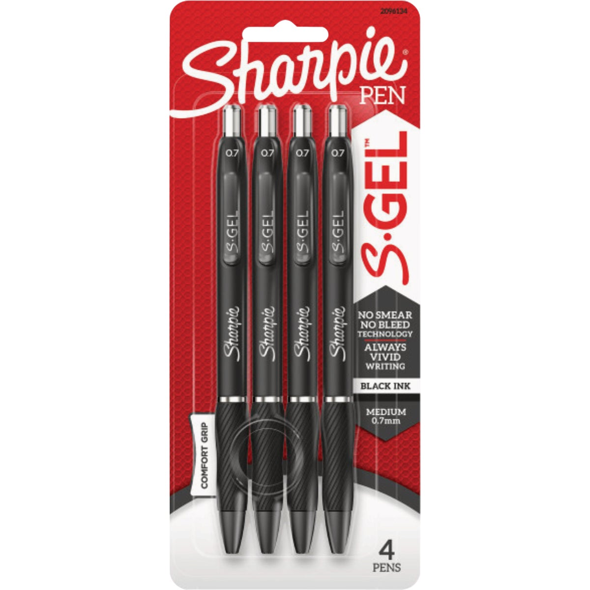Sharpie Medium Point Black Gel Pen (4-Pack) Image 6