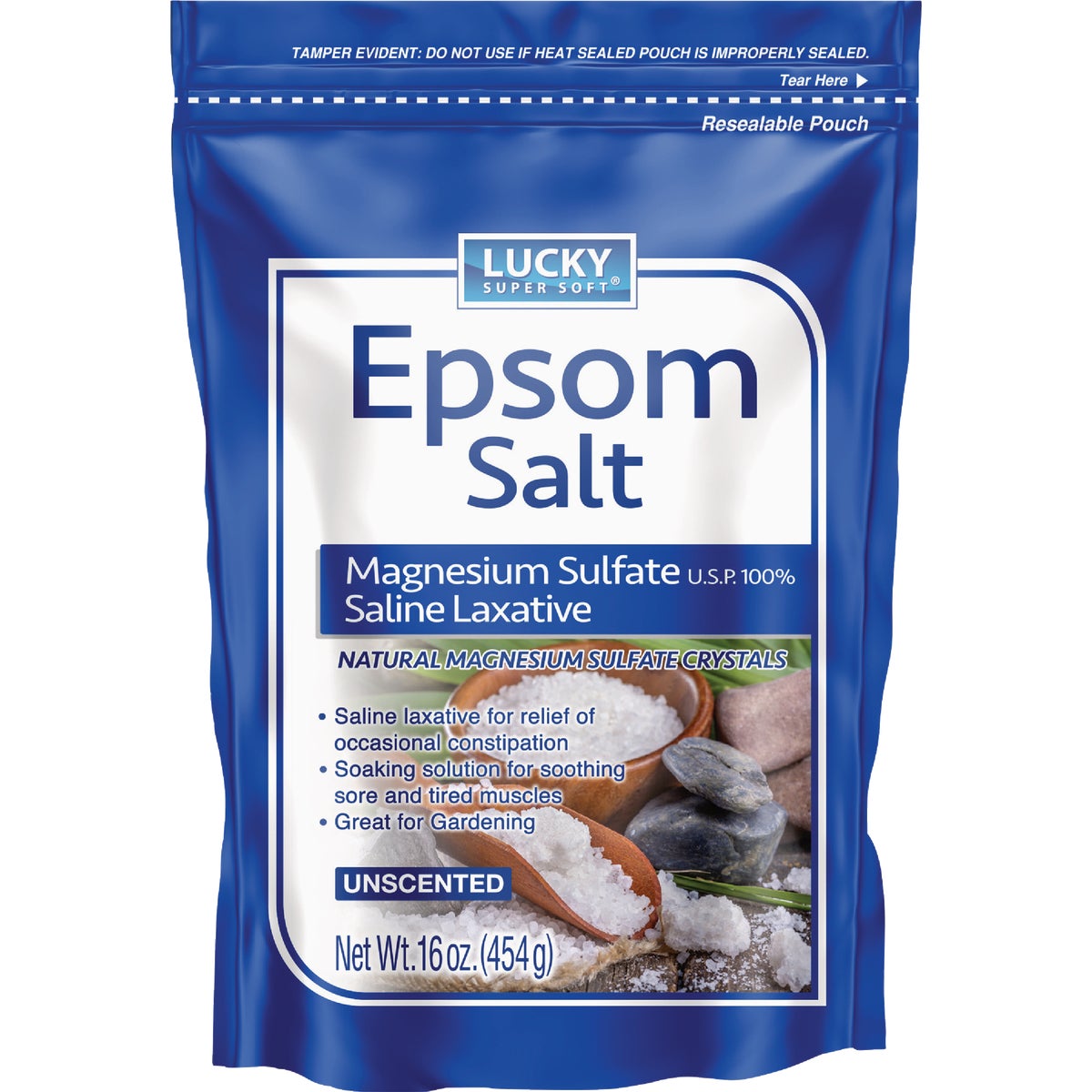 Lucky Super Soft 17.6 Oz. Magnesium Sulfate U.S.P. Epsom Salt