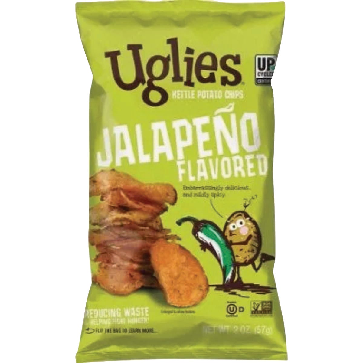 Uglies 2 Oz. Jalapeno Kettle Potato Chips