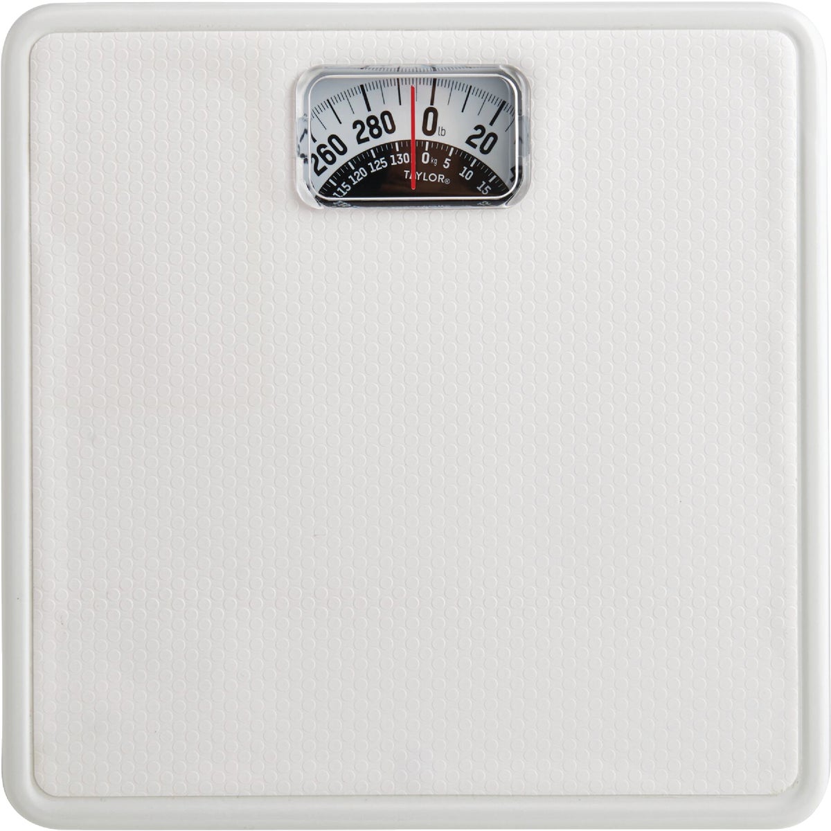 Taylor Analog 300 Lb. Bath Scale, White