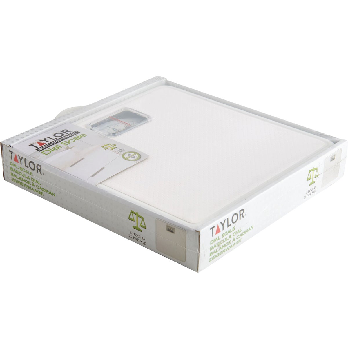 Taylor Analog 300 Lb. Bath Scale, White Image 2