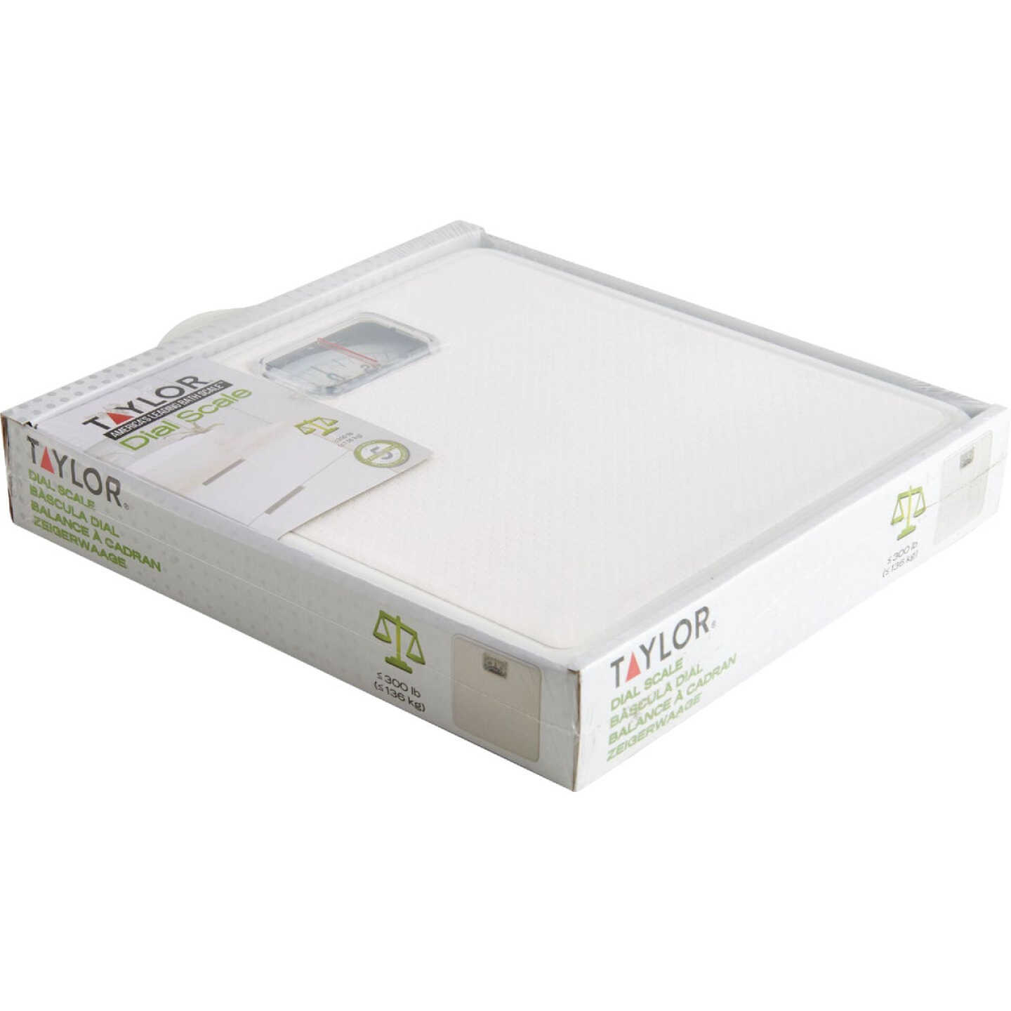 Taylor Analog 300 Lb. Bath Scale, White Image 2