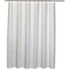Moda At Home White Poly/Cotton Quaker Waffle Shower Curtain Image 1