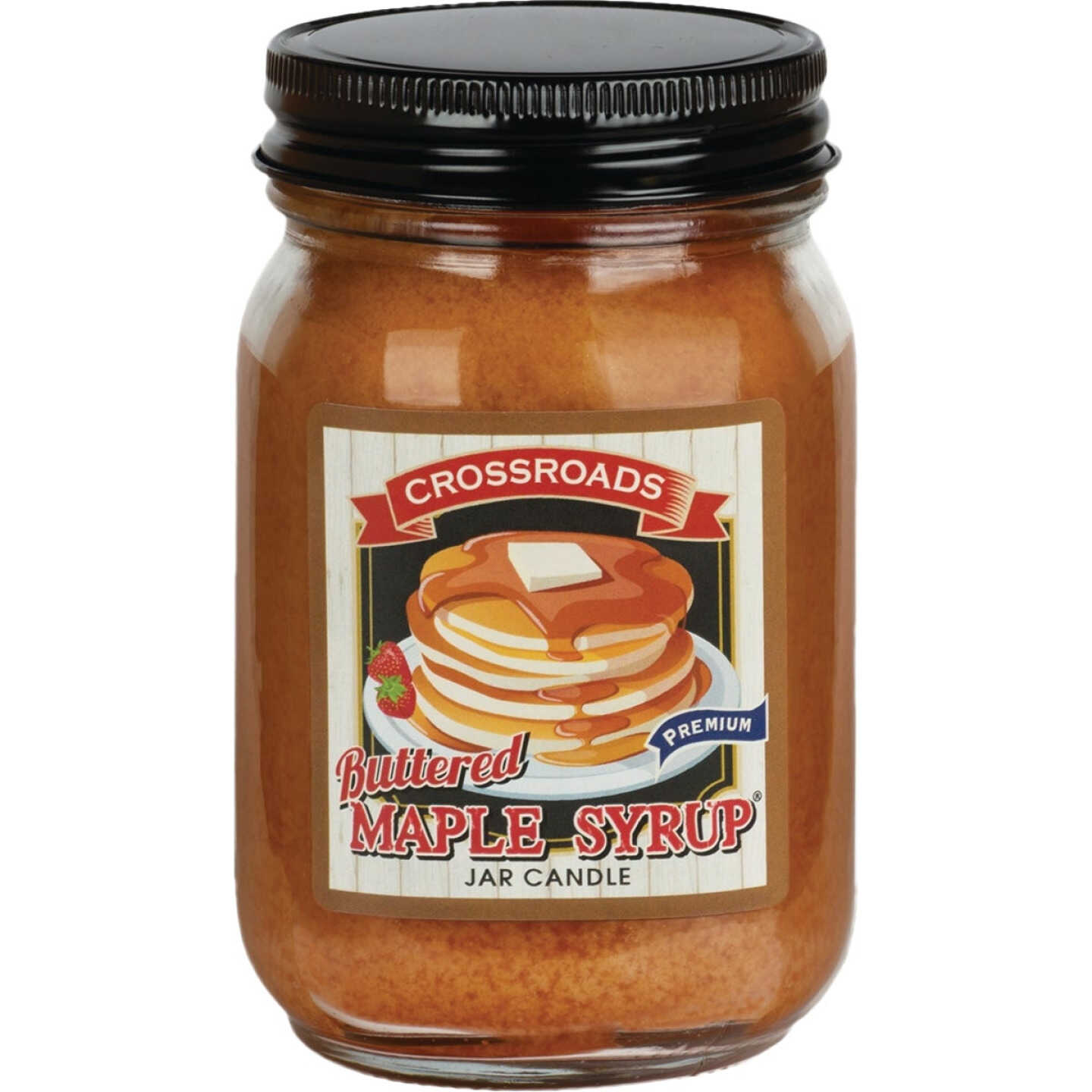 Crossroads Original Designs 12 Oz. Jar Candle, Buttered Maple Syrup Image 1