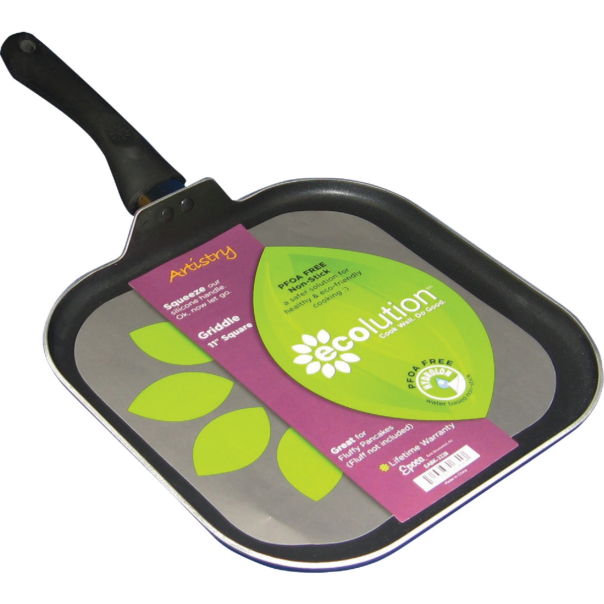 Ecolution Artistry Hydrolon Treated Black Griddle Image 3