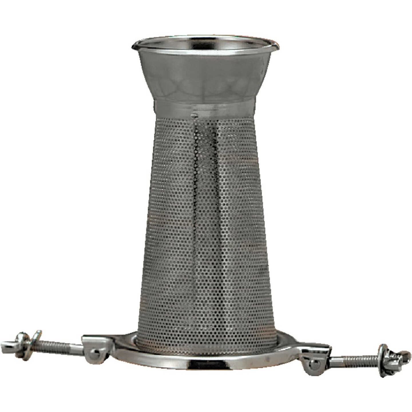 Sauce Master 6 In. x 3.5 In. Vegetable & Fruit Strainer - Berry Strainer Screen Image 1