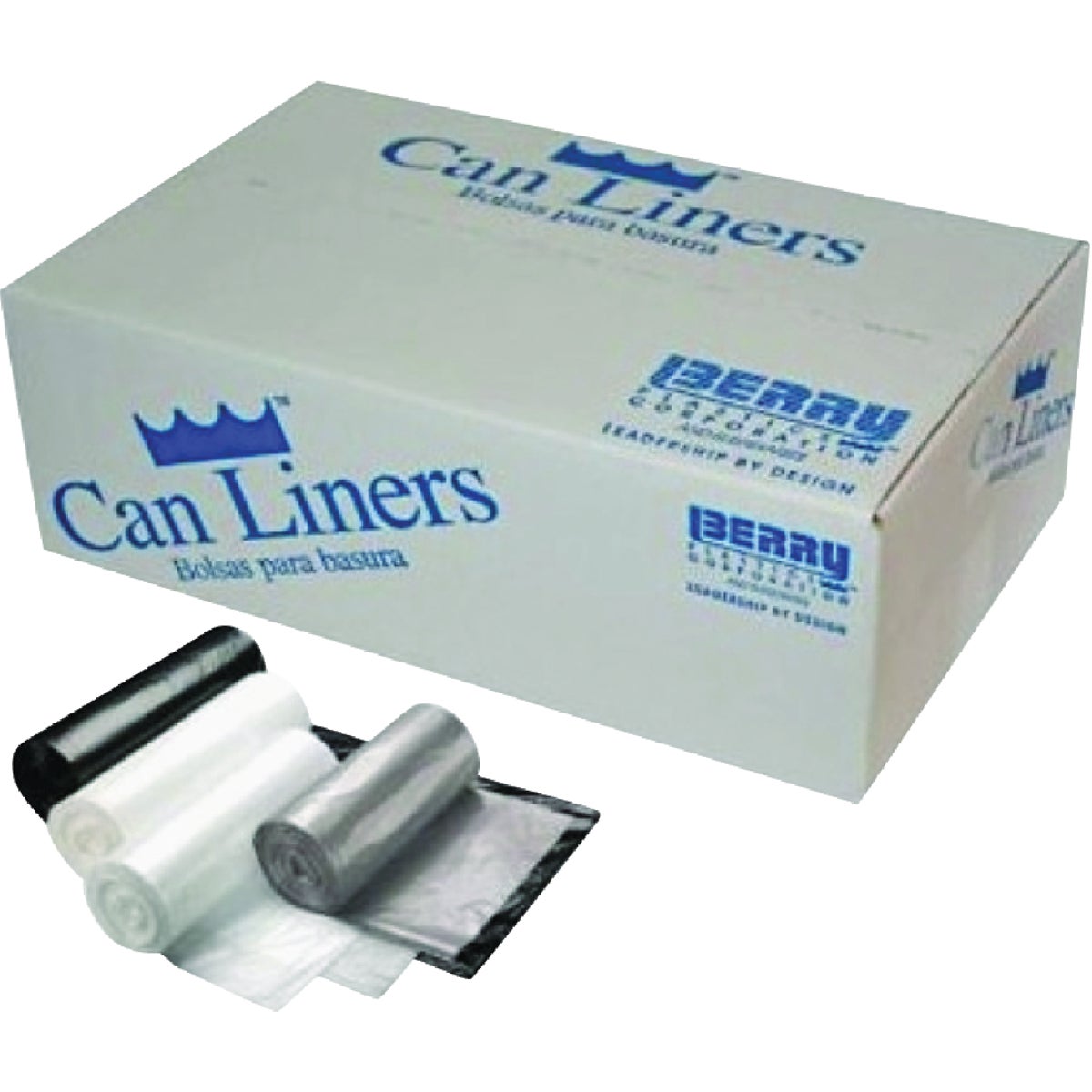 Berry 45 Gal. Gray Can Liners (100-Count)