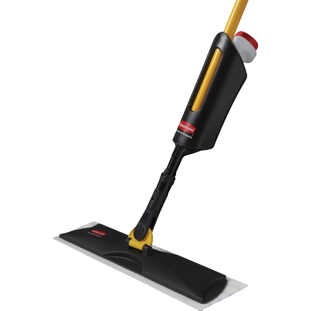 Rubbermaid Commercial Light Spray Mop Plus 5 Disposable Microfiber Pads Image 1