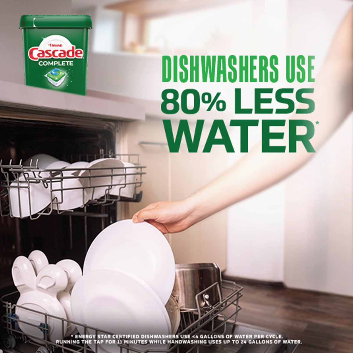 Cascade Complete Fresh Dishwasher Detergent Tabs (33-Count) Image 3