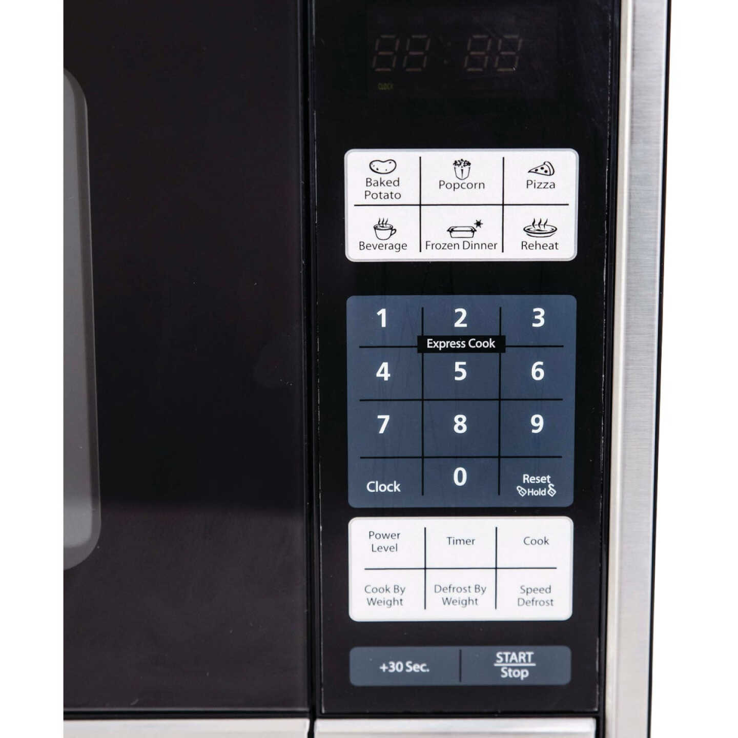Avanti 1.1CF 1000W Black with Stainless Steel Front Microwave Image 4
