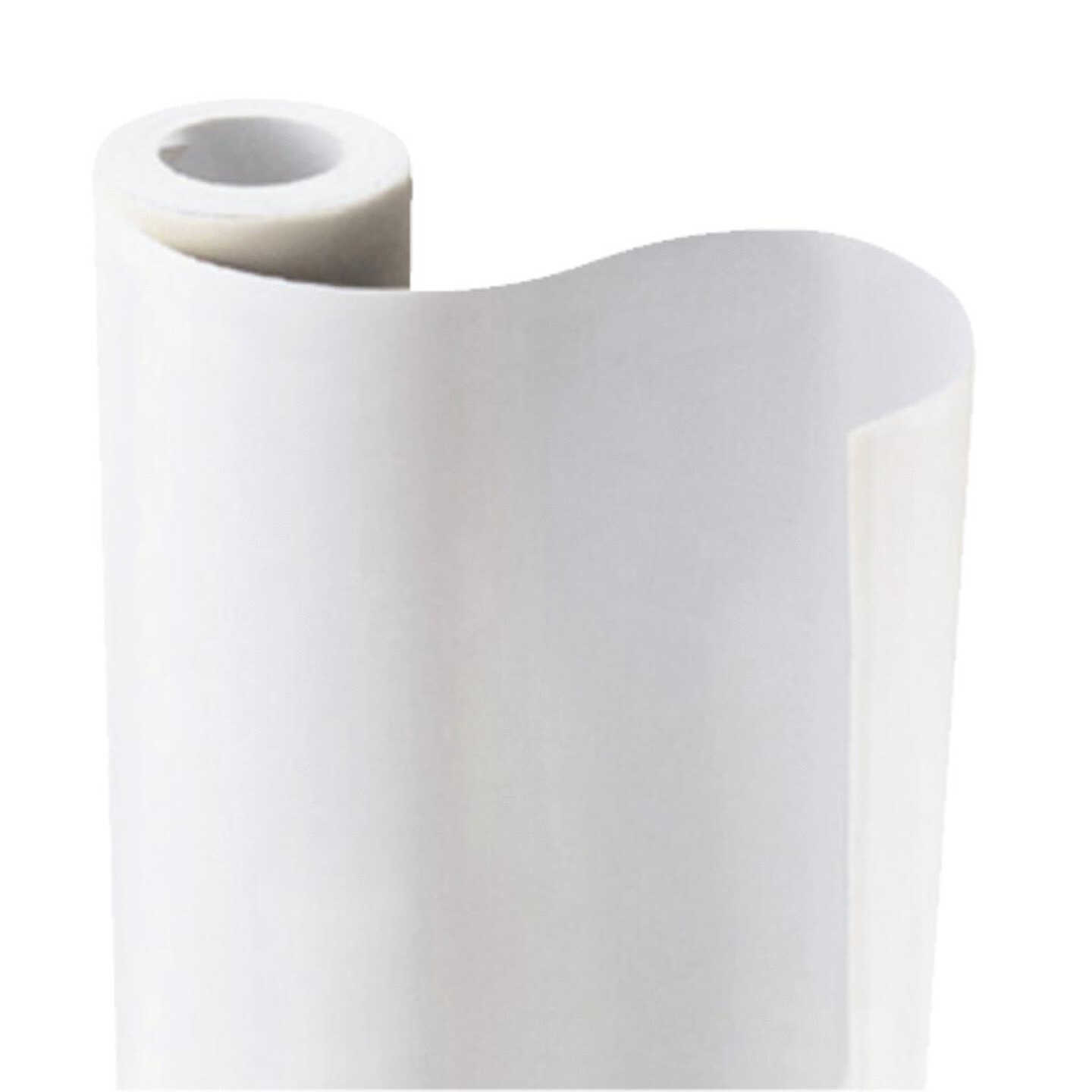 18"X75' SOLID WHITE LINR Image 1