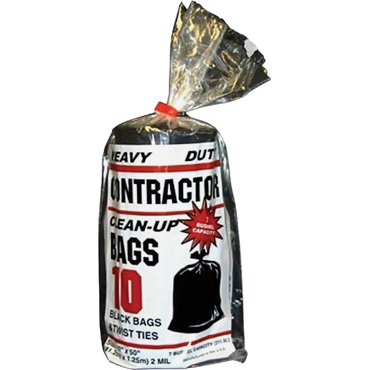 Primrose 7 Bushel Contractor Black Trash Bag (10-Count)