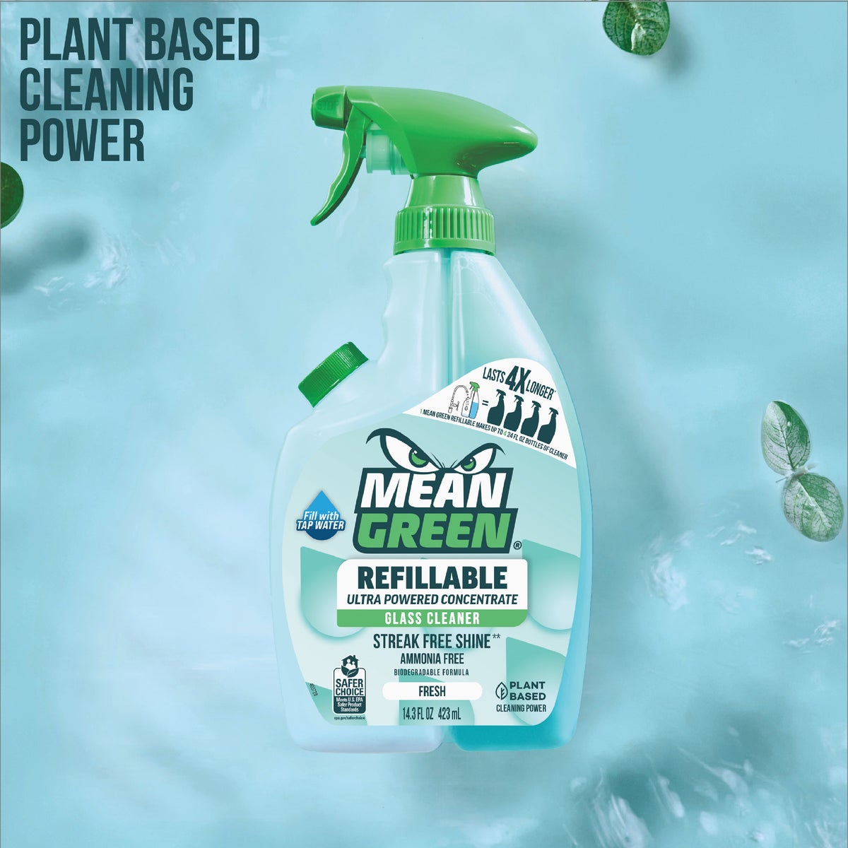 Mean Green 28 Oz. Fresh Refillable Glass Cleaner Image 4