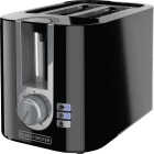 Black & Decker 2-Slice Toaster with Extra Wide Slots, Black Image 1