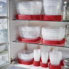 Rubbermaid TakeAlongs Red Food Storage Containers, 11.7 Cup (2-Pack) Image 2