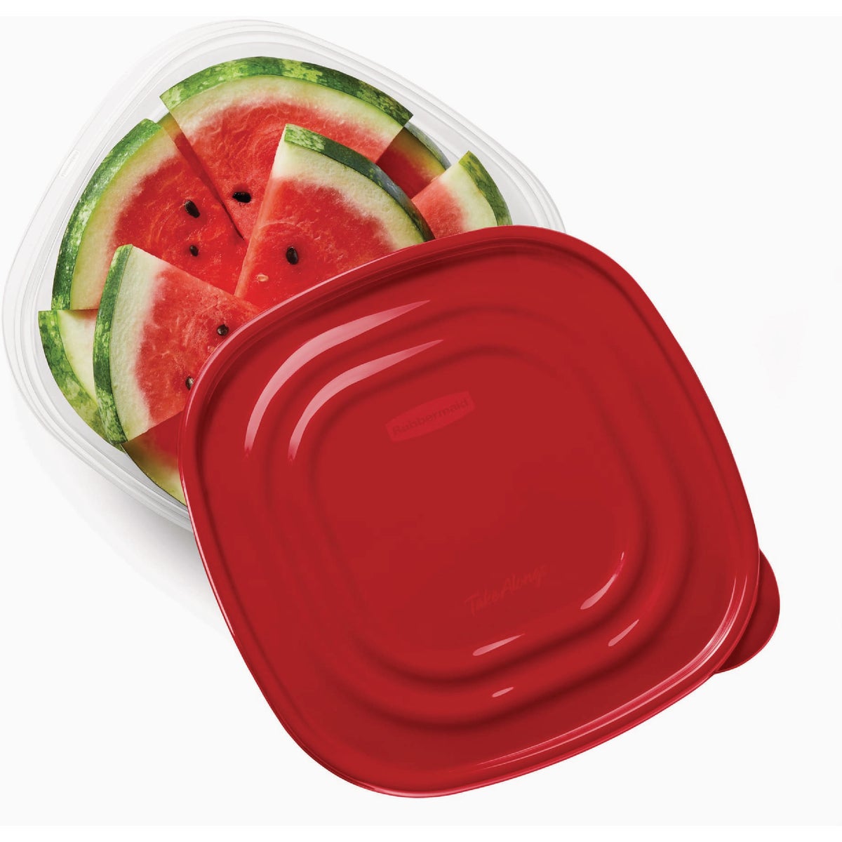 Rubbermaid TakeAlongs Red Food Storage Containers, 11.7 Cup (2-Pack) Image 5