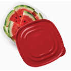 Rubbermaid TakeAlongs Red Food Storage Containers, 11.7 Cup (2-Pack) Image 5