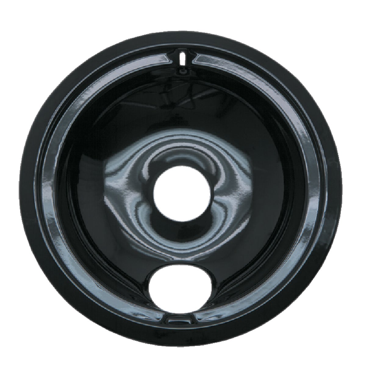 Range Kleen Electric Large 8 In. Style B Round Black Drip Pan