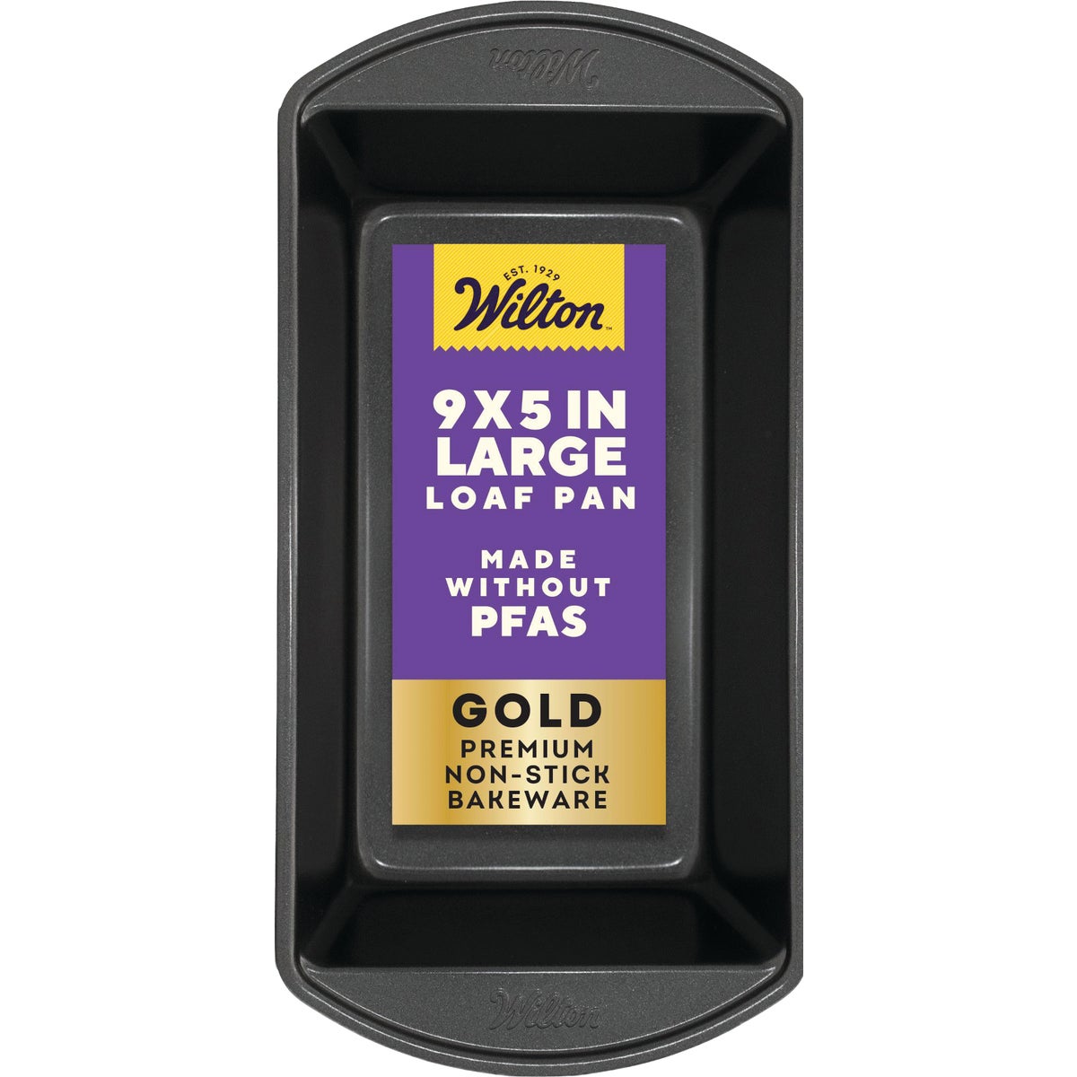 Wilton Gold 9.25 x 5.25 In. Non-Stick Large Loaf Pan Image 2