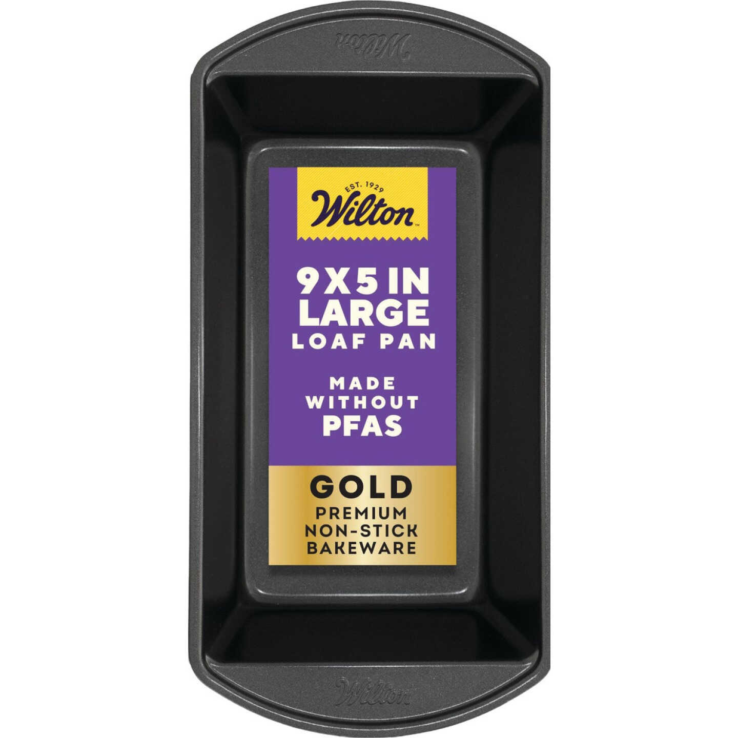 Wilton Gold 9.25 x 5.25 In. Non-Stick Large Loaf Pan Image 2