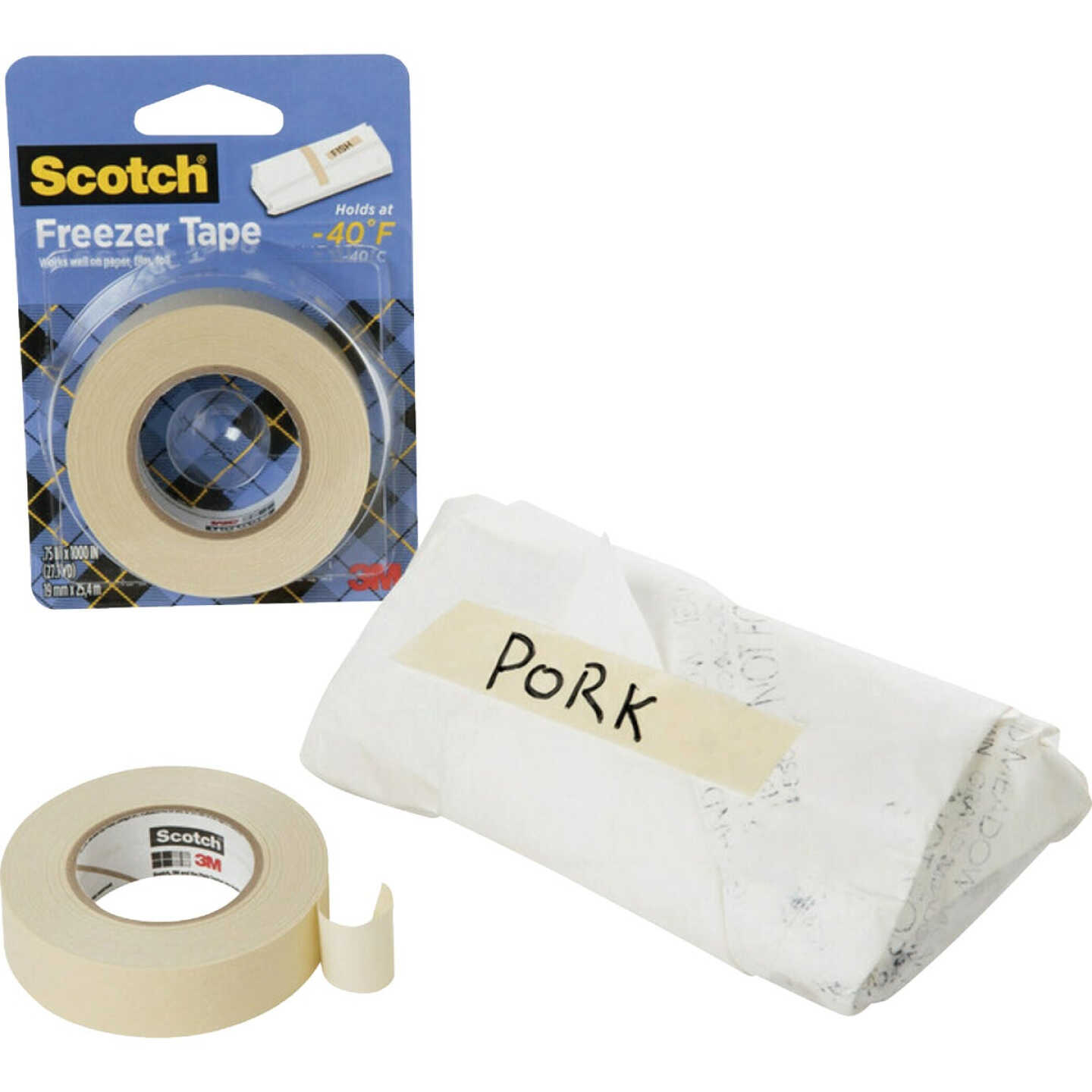 Scotch Freezer Tape, 0.75 In. x 1000 In., 1 Roll/Pack Image 3