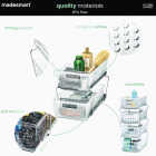 MadeSmart Two Tier Pull Out Organizer, Frost Image 5